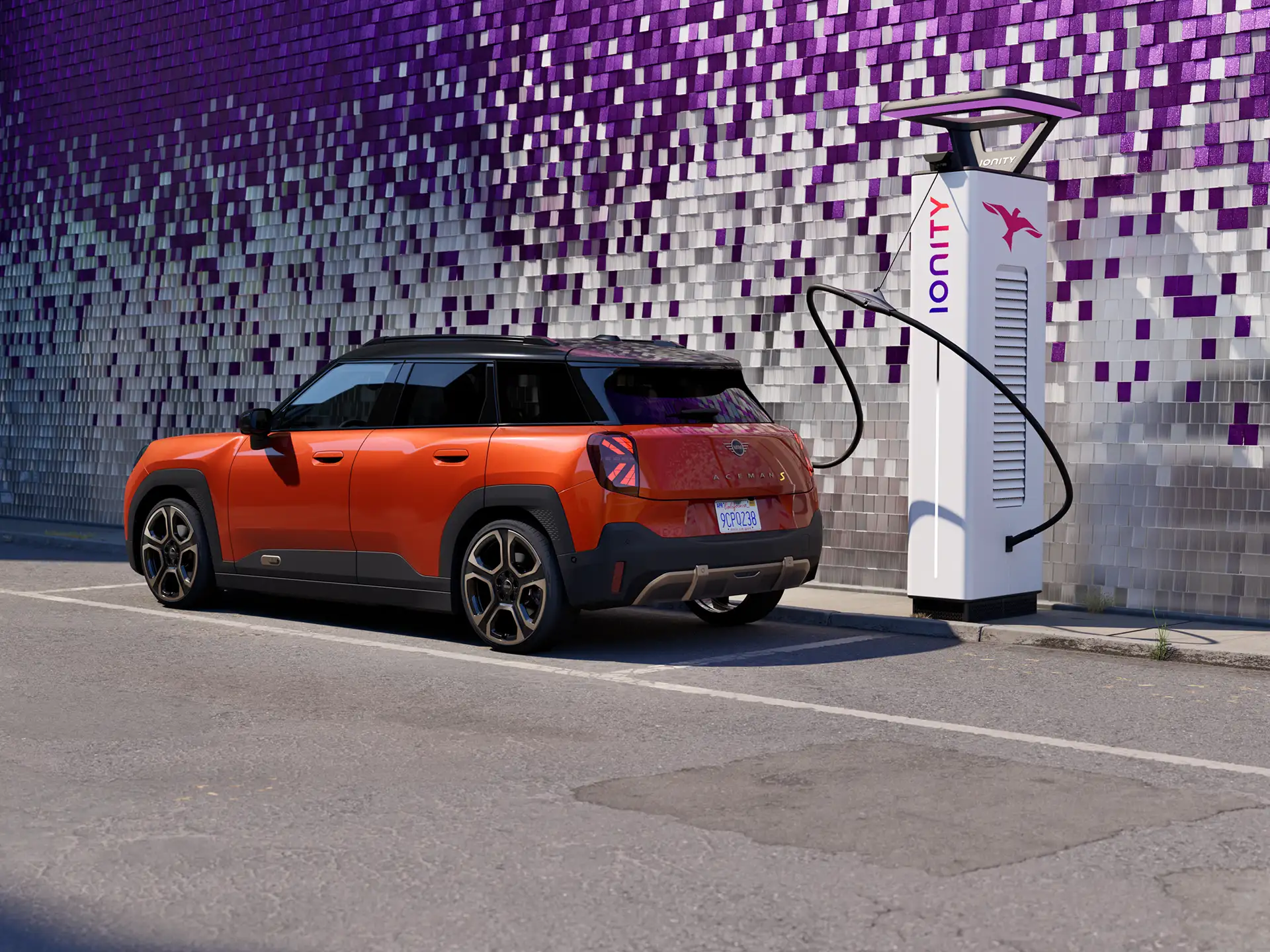 All-Electric MINI Aceman - Charging in Public