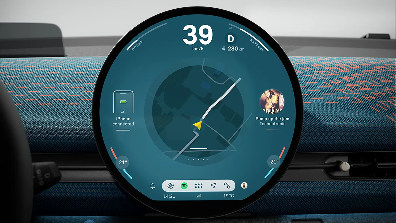 All-Electric MINI Aceman - Round Display