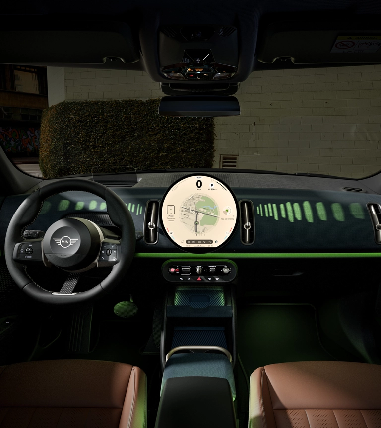 MINI Countryman - interior - oled modes